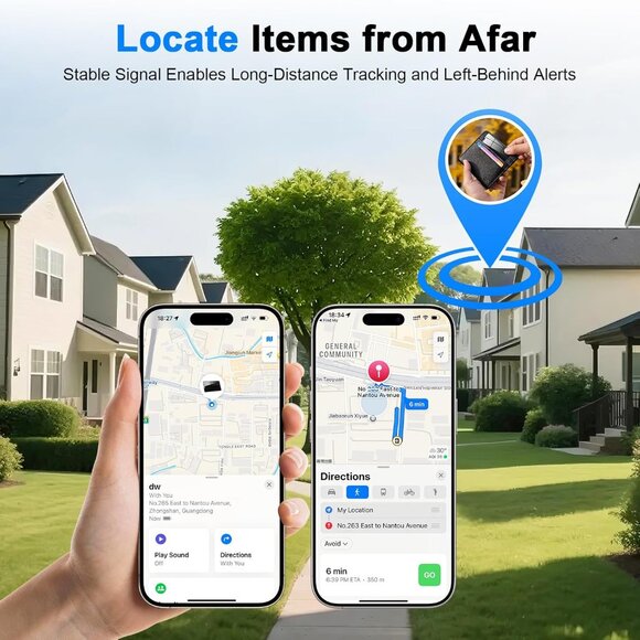 Wallet Tracker, Bluetooth Smart Card Finder for Wallets, Tracker Waterproof BLUE - Picture 6 of 7